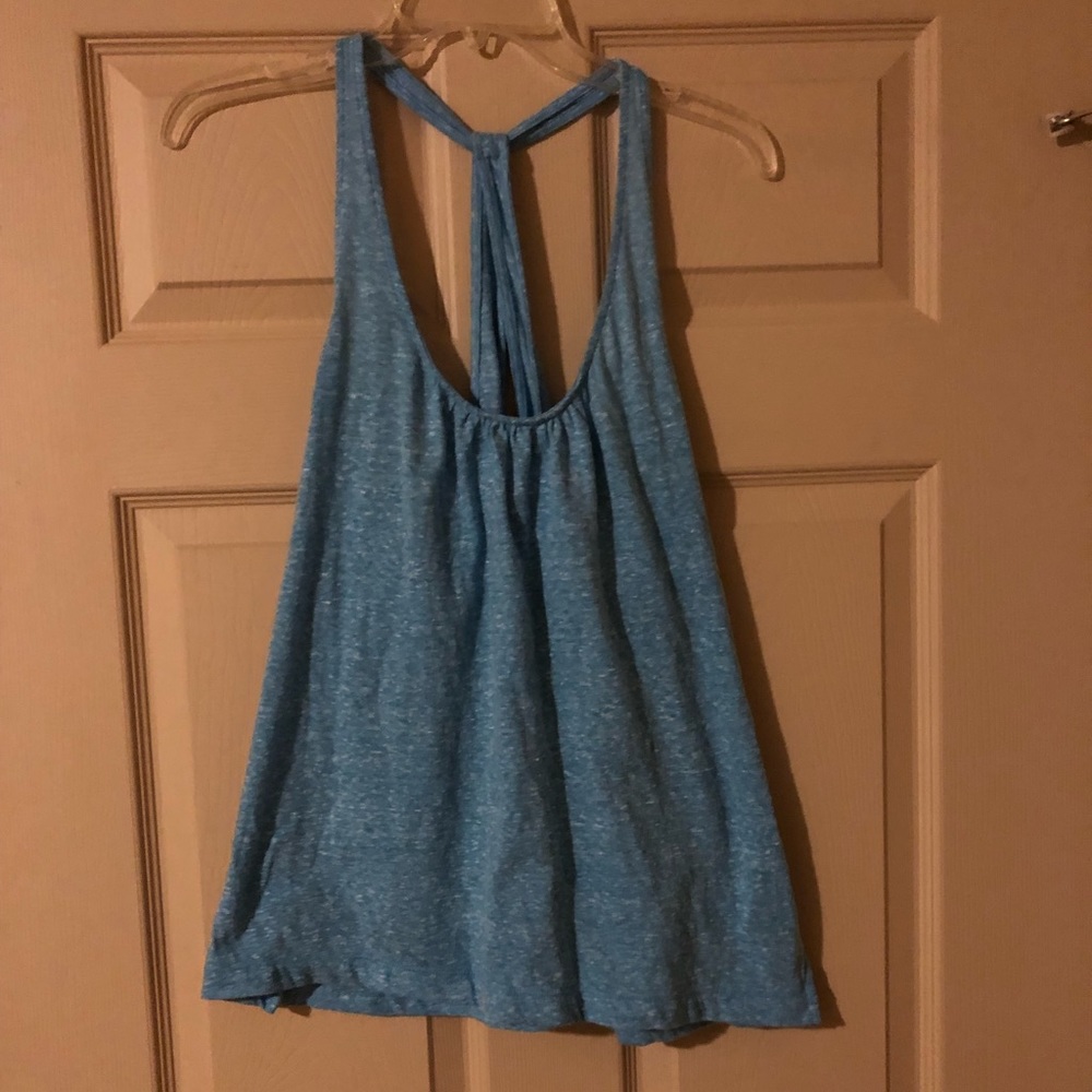 Heather Blue American Eagle Tank
